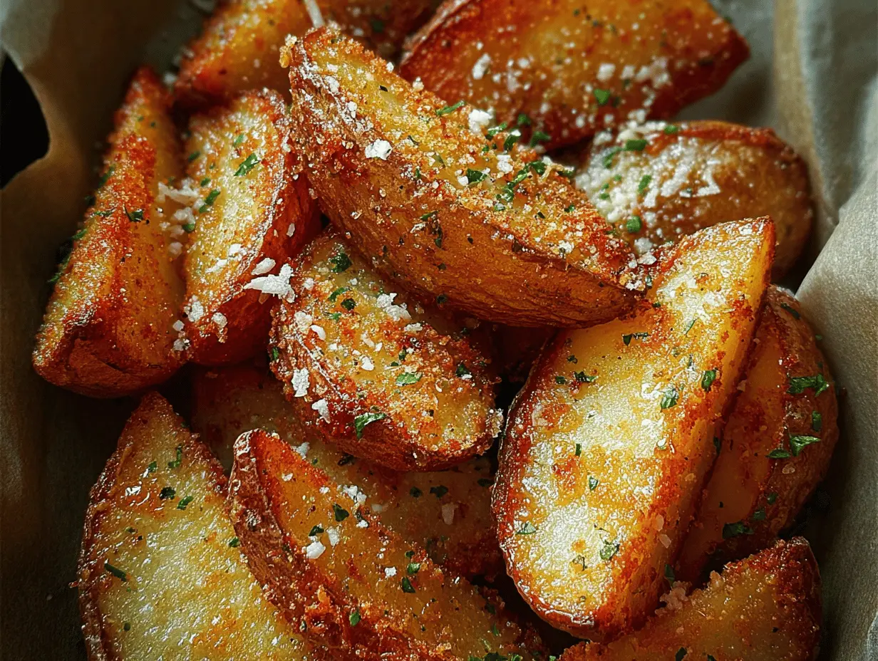 Baked Garlic Parmesan Potato Wedges: The Ultimate Easy Side Dish