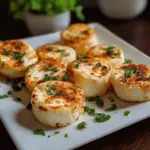 Colorful high protein egg white bites garnished with herbs, perfect for healthy meal prep and snacks.